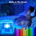 thumbnail image 2 of Luz de ducha recargable Bgmonster de 16 colores, resistente al agua, 2 of 8