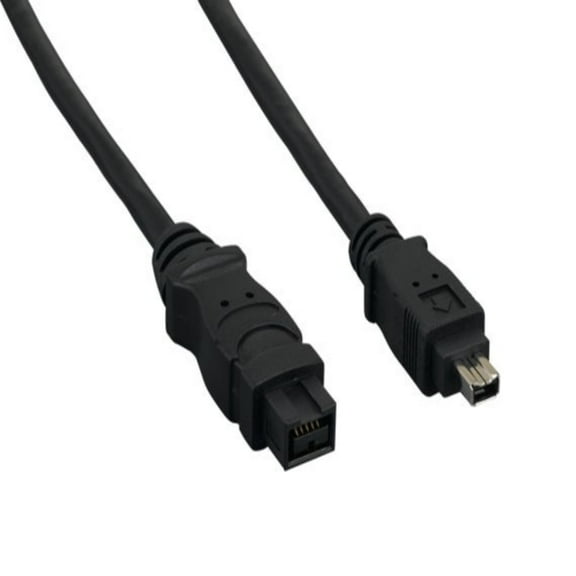SANOXY Cables and Adapters; 10ft IEEE 1394b FireWire 800 9-pin to 4-pin, Black