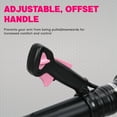 thumbnail image 5 of ZNNT 52-cc 1.7-HP 2-Stroke Gas Powered Backpack Leaf Blower for Lawn Care, 550 CFM, Pink, 5 of 7