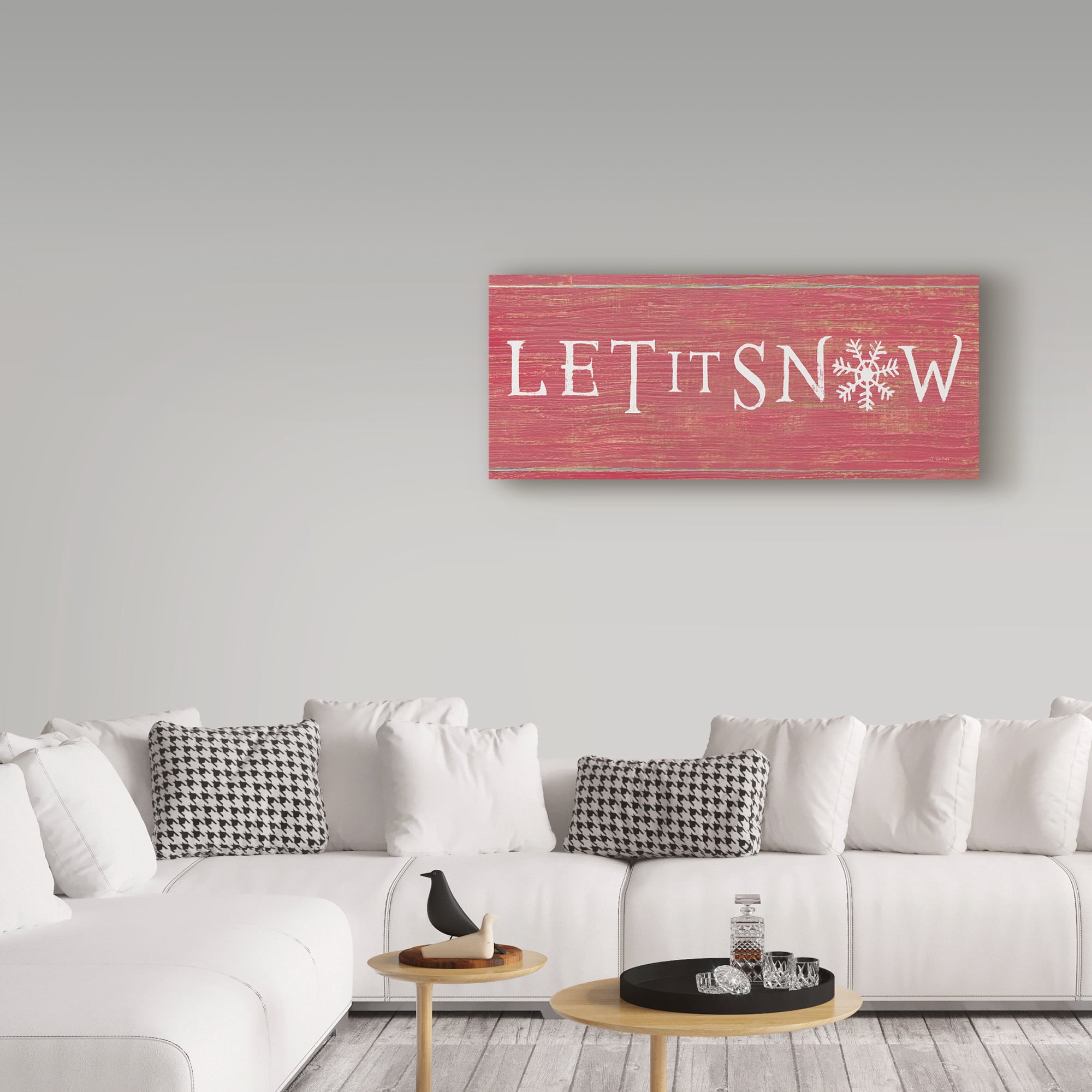 Trademark Fine Art 'Christmas Affinity I Red' Canvas Art by James Wiens