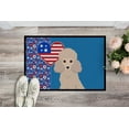 thumbnail image 2 of Toy Cream Poodle USA American Indoor or Outdoor Mat 24x36, 2 of 5