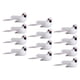 thumbnail image 3 of 12 piezas de pájaros artificiales de simulación con clip de espuma realista, plumas artificiales, pequeñas figuras de pájaros para decoración de bodas, 3 of 8