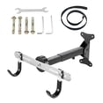 thumbnail image 4 of Estante de almacenamiento de bicicletas montado en la pared con tornillos de metal, soporte interior para bicicletas que ahorra espacio para, 4 of 8