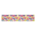 thumbnail image 2 of YUSDECOR Cute Cats Kittens Colorful Seamless Pattern Table Runner Home Decor for Home Kitchen Dining Wedding Party 16x72 Inch, 2 of 2