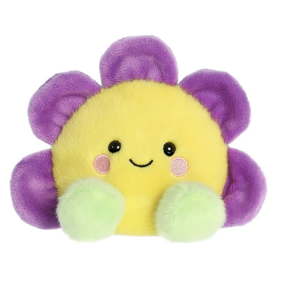 Aurora - Mini Yellow Palm Pals - 5" Fallon Flower - Adorable Stuffed Animal
