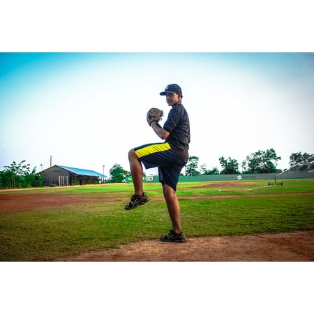 Canvas Print Dominican Baseball Player Ball Baseball Stretched Canvas 10 x