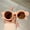 color#3, variant on RuiJiao Cute Round Flower Sunglasses for Baby Girls Flower Shaped Cute Glasses UV Protection Outdoor Beach Girl Boy