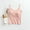 Pink, variant on YHAJDS Sleepwear With Built In Bra for Women Solid Color Lace Bralette Camisole Top