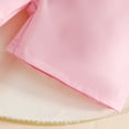 thumbnail image 6 of Infant Toddler Baby Girl Summer Clothes Bow Embroidery Short Sleeve T Shirts Top Shorts 2 Piece Summer Outfits Set Girls Summer Set 1-3 Years,6-9 Months, 6 of 9