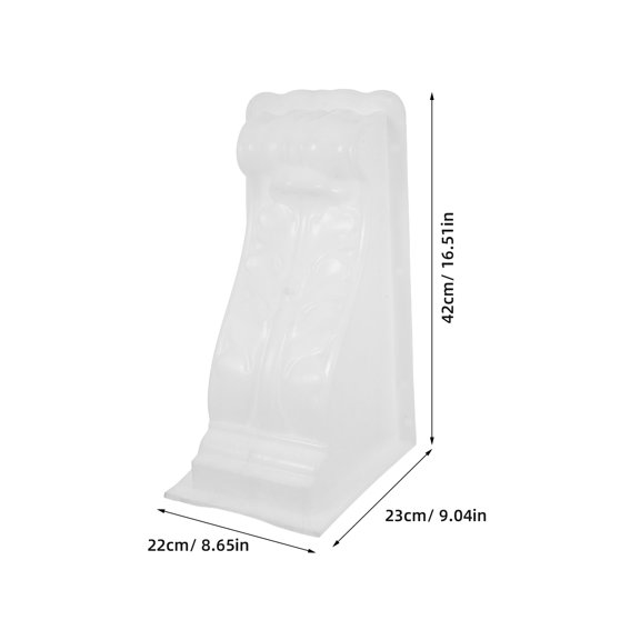 HEANUJJ White Plastic Balustrade Corbel Mold 1 Set for Builders Villa Construction and Garden Decoration