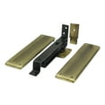 thumbnail image 3 of Deltana DASH95U5 Spring Hinge; Double Action with Solid Brass Cover Plates; Antique Brass Finish, 3 of 3