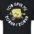 thumbnail image 3 of SpongeBob SquarePants - You Spin Me Round And Round - Juniors Cropped Cotton Blend T-Shirt, 3 of 6