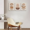 thumbnail image 4 of Boho Wall Decor Living Room Canvas Wall Art For Bedroom Minimalist Abstract Wall Paintings Roomwall Decorations For Kitchen Abstract Prints Office Wall Pictures Bathroom Home Decoration 3 Piece Set, 4 of 6