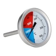 thumbnail image 2 of Calibre de temperatura 0-300 Grados termómetro de cocciónico de acero Calibre inoxidable Celsius para Horno de Fumador de Parrilla de Barbacoa de Barbacoa, 2 of 6