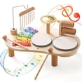 thumbnail image 1 of Set de batería Musical Instruments Promise Baby, xilófono para niños, 1 of 8