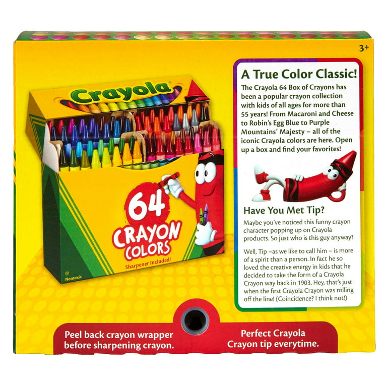  Crayola Crayons, 24 Count Pack, Assorted Colors, Art Supplies  for Kids, Ages 4 & Up : Arts, Crafts & Sewing