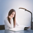 thumbnail image 3 of Brightech Litespan Daylight LED Floor Lamp with Adjustable Reading Light, Wood, 3 of 10