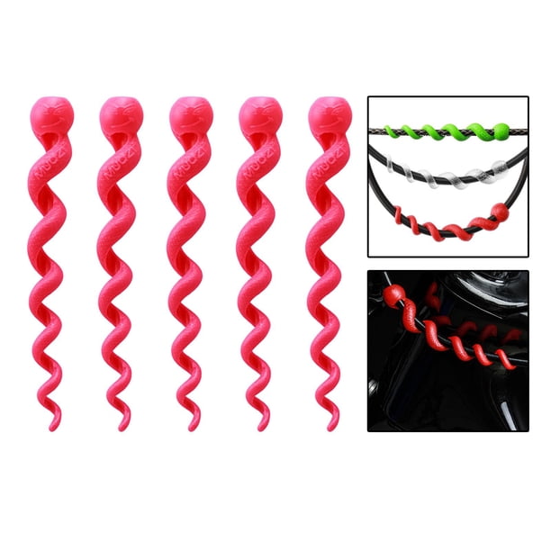 5 Uds., Funda de Cable, Goma en , Resistente Al Desgaste para Carcasa de Bicicleta, Protector, Bicicleta Plegable, Ciclismo Rosado Macarena Manga de cable