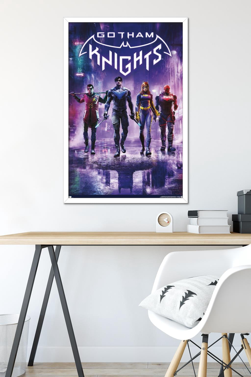 DC Comics Gotham Knights - Key Art Wall Poster, 22.375" x 34" Framed