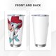 thumbnail image 3 of Vaso de 20 oz Quick Draw McGraw, taza de viaje para café con aislamiento al vacío de acero inoxidable, taza de café, taza de viaje con tapa, taza térmica para exteriores, 3 of 8
