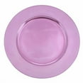 thumbnail image 2 of Saro Lifestyle Assiettes de Charge au Design Classique - Rose - Rond 13 Po - Ensemble de 4 - 100 % Plastique, 2 of 4