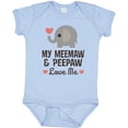 thumbnail image 3 of Inktastic Meemaw and Peepaw Love Me Grandchild Boys or Girls Baby Bodysuit, 3 of 5