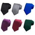 thumbnail image 2 of Adulove Corbata para hombre Corbata de seda clásica Tejida Jacquard Corbatas para el cuello 6 piezas, 2 of 5