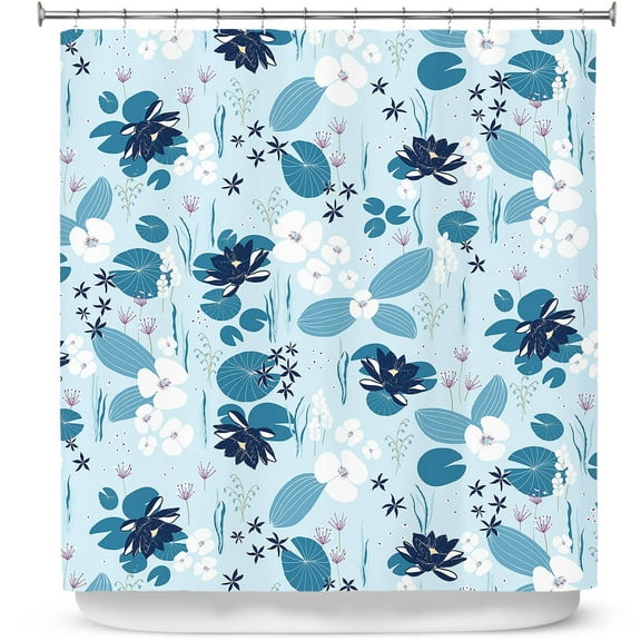 Shower Curtains 70" x 84" from DiaNoche Designs by Metka Hiti - Pond