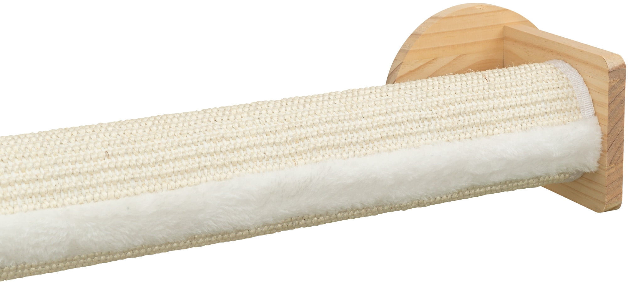 TRIXIE Wall Set 4 Multi-Level Wall Mounted Cat Perch System w-2 Scratching Posts, Natural