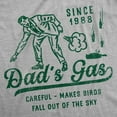 thumbnail image 2 of Mens Dads Gas T Shirt Funny Father Farts Smelly Stinky Joke Tee for Guys Graphic Tees, 2 of 9