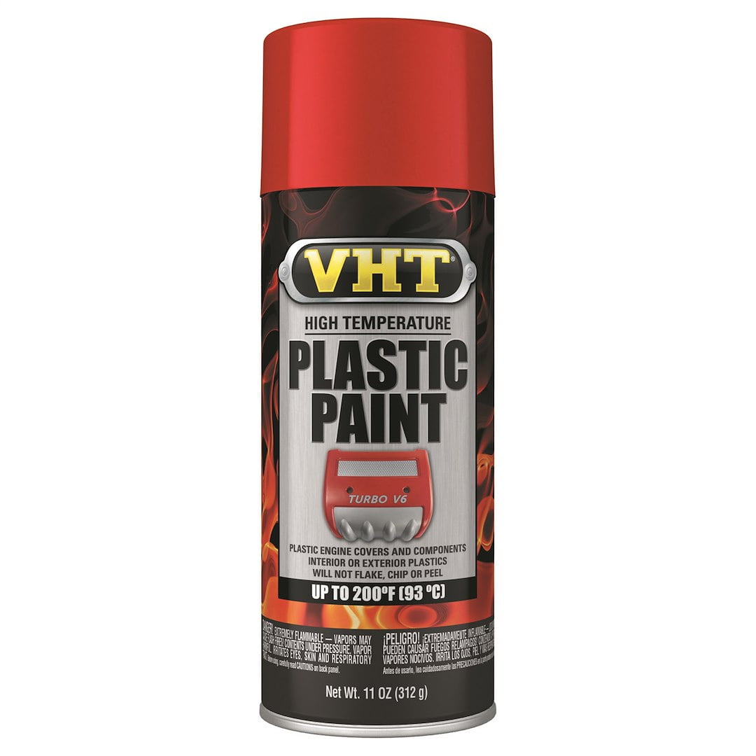 VHT High Temp Plastic Spray Paint - Gloss Orange, 11 oz. Can