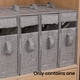thumbnail image 4 of Caja de Almacenamiento de Sábanas de Cama Hoja de Ropa Organizador Armario Manta de Edredón Caja de Almacenamiento Gris, 4 of 4