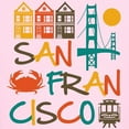 thumbnail image 3 of CafePress - San Francisco T Shirt - Light T-Shirt Kids XS-XL, 3 of 4