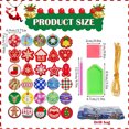thumbnail image 3 of Bearachild Colgador de pintura de diamantes fácil de usar, 30 piezas, añade brillo al árbol de Navidad Kits de decoración para fiestas, 3 of 6