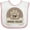 White and Pink, variant on Inktastic Border Collie Dog Gifts Girls Baby Bib