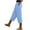 Blue, variant on CHGBMOK Womens Capris Capri Pants for Women Womens Capris Hiking Capri Pants Summer Clothes for Women S-2XL
