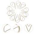 thumbnail image 1 of unbranded 10Ud Clips Decorativos Dorados Para Con Estilizado Para Escritorio Oficina, 1 of 6