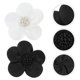 thumbnail image 1 of unbranded 2Ud Parche Floral Negro Bordado Para Reparar Y Decorar Ropa Y Accesorios, 1 of 7
