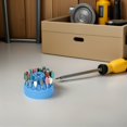 thumbnail image 4 of RUNROTOO Organizador De Puntas De Taladro Azul Para Herramientas Giratorias Caja Plástica Portátil Para Uso Industrial, 4 of 6