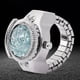 thumbnail image 3 of Reloj de Cuarzo ANGGREK con tapa abatible blanco/azul para Mujer cumpleaños niñas, 3 of 8