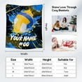 thumbnail image 2 of Personalized Volleyball Blanket Gifts - Lightweight Soft Sports Throw Blankets for Adults Women - Custom Volleyball Blanket for Volleyball Players Team - 60x80 Inches Twin Blanket for Bed Couch, 2 of 6