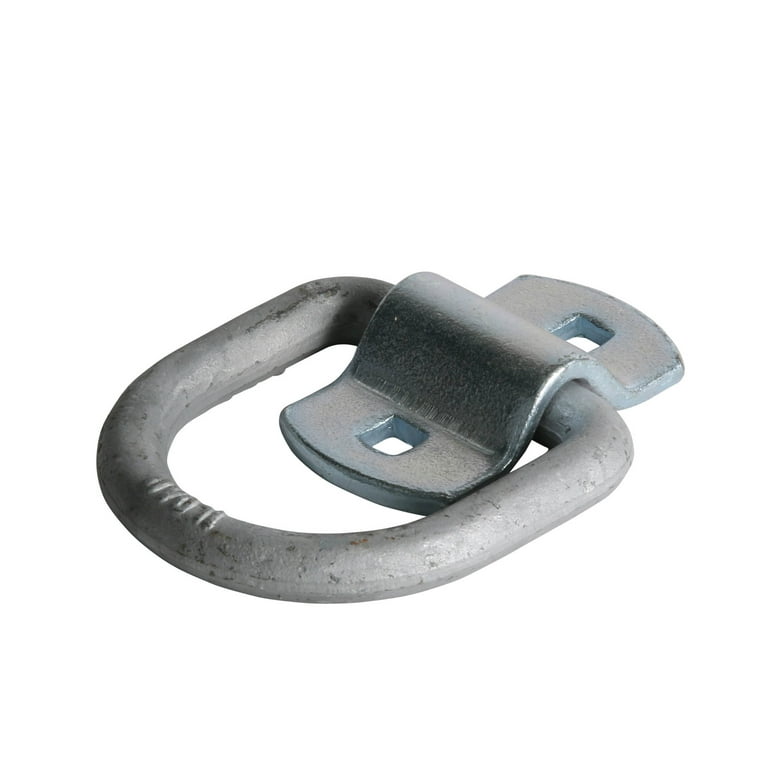 DC Cargo Mall 4-Pack 1/2 Diameter Grey D Ring Cargo Tie-Down Anchor for