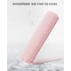 thumbnail image 4 of Almacenamiento de brochas de maquillaje grande de color rosa, soporte de brochas de maquillaje para viajes de negocios, viajes, compras, organizador de brochas de maquillaje, estuche de brochas de maquillaje de viaje Rojo Verde, 4 of 5