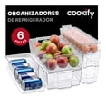 thumbnail image 1 of Set de 6 Organizadores para Refrigerador + 1 Tapa Cookify Multiusos, 1 of 6