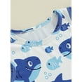 thumbnail image 4 of Toddler Baby Boy Summer Outfits Cartoon Shark Print Sleeveless Vest Tank Tops and Shorts Set Infant Beach Casual Clothes, 4 of 7