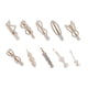 thumbnail image 1 of Pasadores para el cabello, accesorios de primera calidad, juego de clips para la cabeza para bodas, niñas de Acción de Gracias corona Jinwen Pinzas de pelo de perlas, 1 of 4