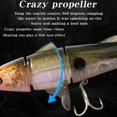 thumbnail image 2 of Cebo Topwater Bionic Lápiz Señuelo de Pesca 11cm 24g Artificial Duro (04) Sywqhk Para Estrenar, 2 of 8
