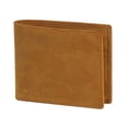thumbnail image 1 of Carteras para hombre y mujer de piel de vaca con capa superior de cuero Crazy Horse, carteras antiguas horizontales de dos pliegues, 1 of 6