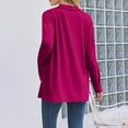 thumbnail image 4 of Niaviben cardigan for women sweaters for women Button Down Cardigan sheer cardigan summer cardigan Lightweight Cardigans For Thin Cardigans Open Front Cardigan Fall Cardigan Watermelon Red 2XL, 4 of 7