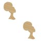 thumbnail image 4 of Inteprter Plantilla de de para el día de la madre, silueta de cabeza de astillas de madera, artesanía DIY, decoración del hogar, fiesta, 2 2piezas Inteprter CBP062341, 4 of 6